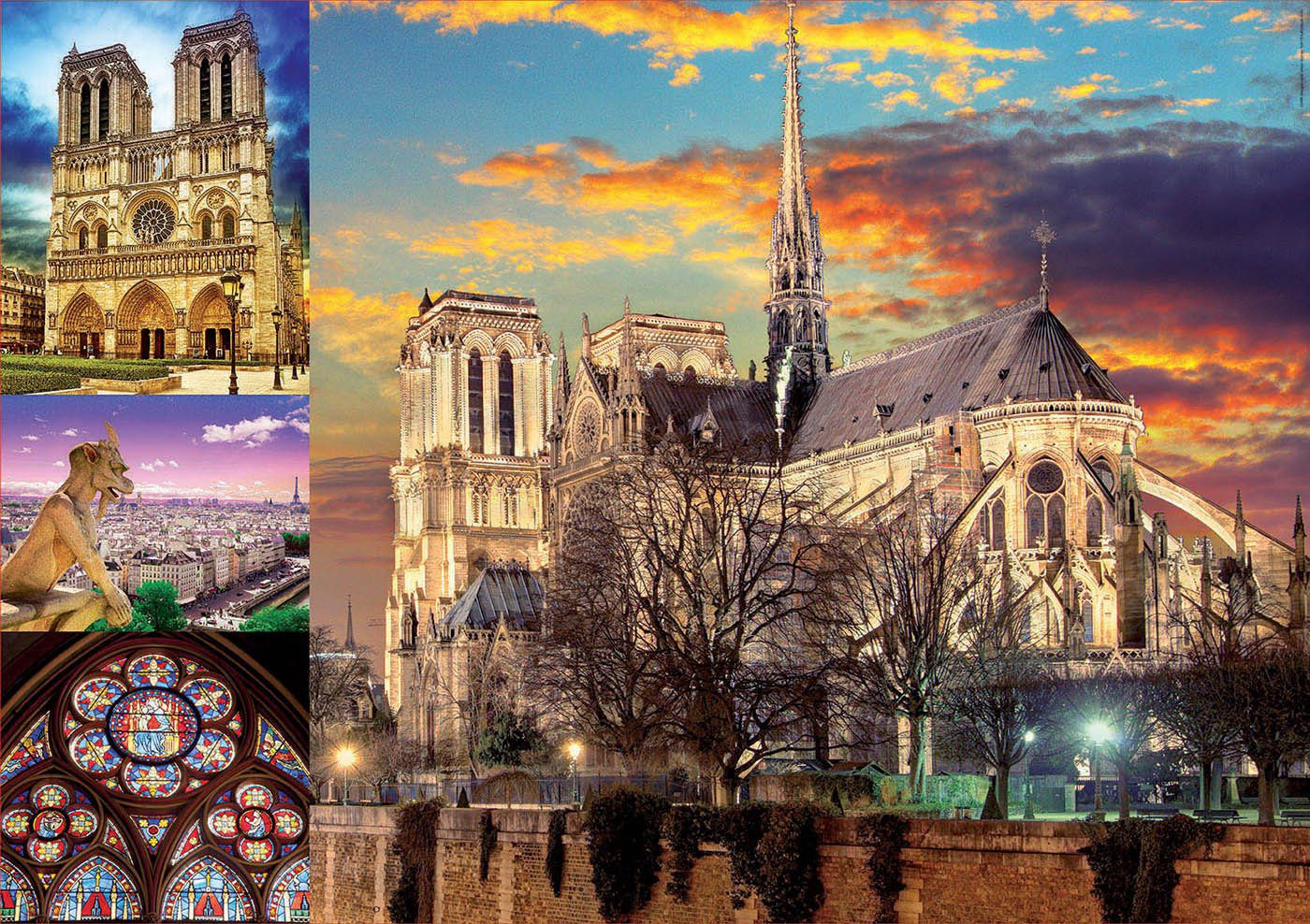 Notre Dame Collage - 1000pc - Image 2