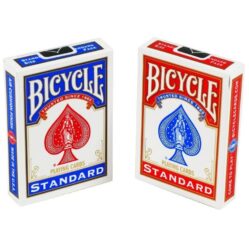 Playing Cards - Single - Standard - Black or Red or Blue (Bicycle)