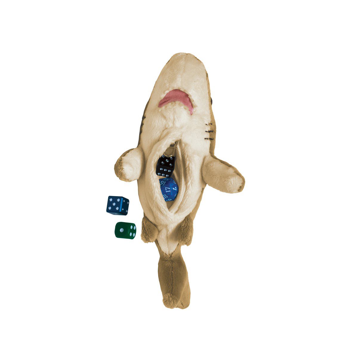Dice Bag - Gamer Pouch - 9in Shark - Image 3
