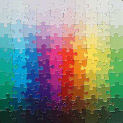 100 Colours Puzzle - 100pc