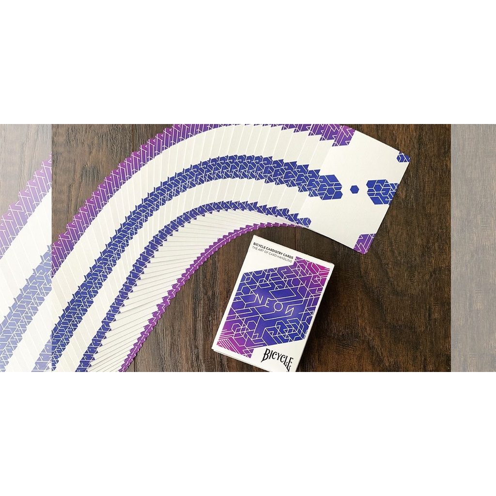 Playing Cards - Single - Neon Blue Cardistry (Bicycle) - Image 3