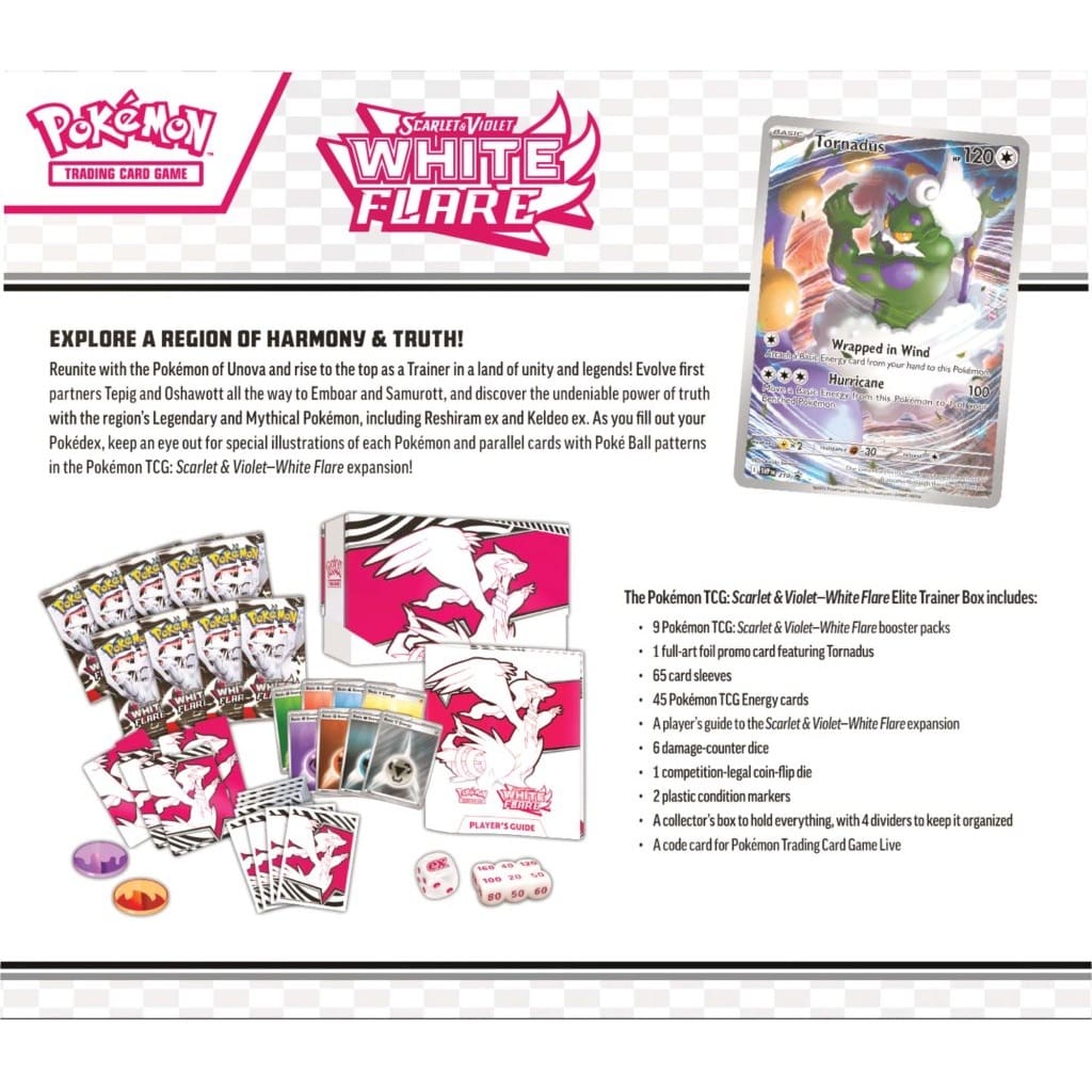 Pokemon - Black Bolt & White Flare - White Flare - Elite Trainer Box - Image 4